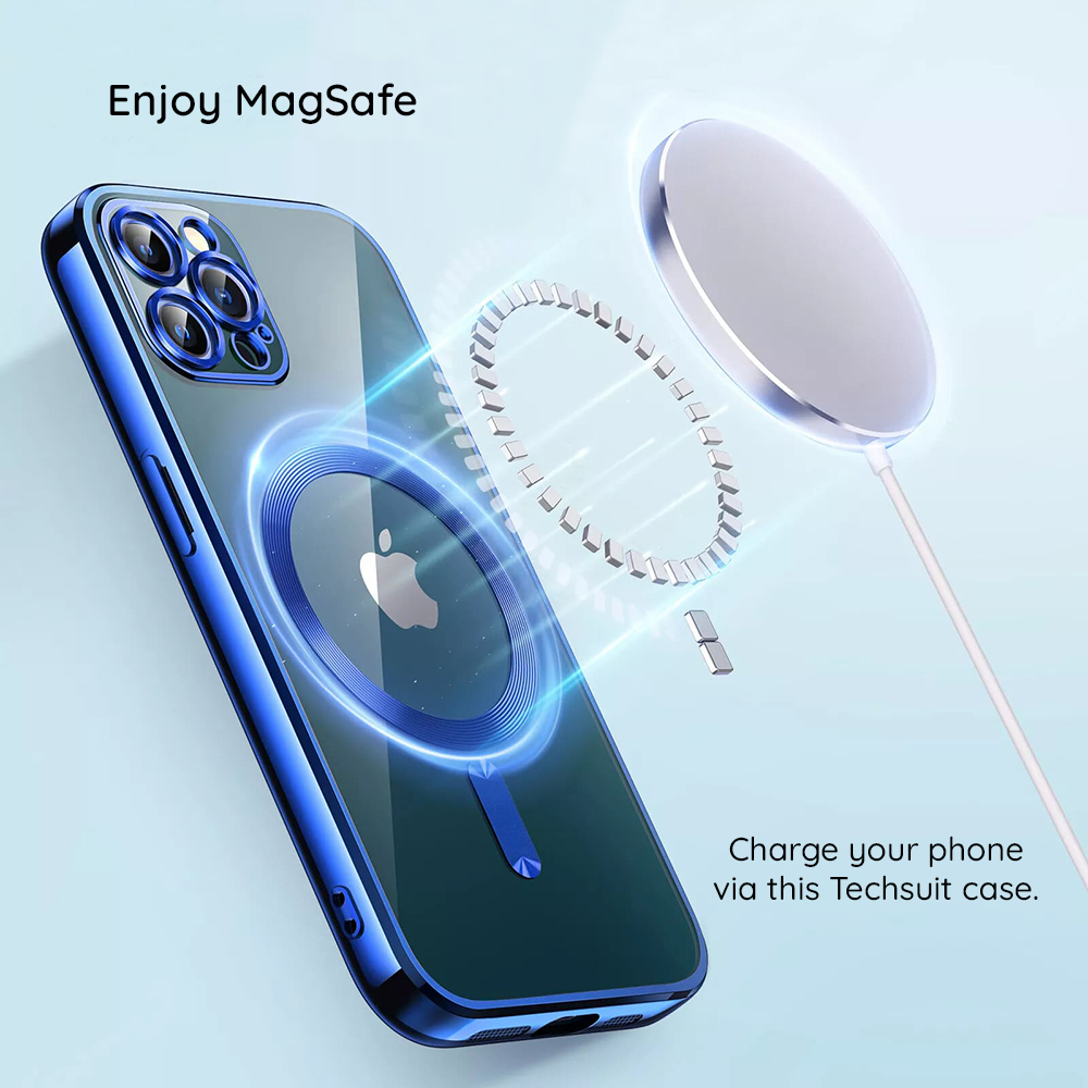Husă Luxury Crystal MagSafe pentru Apple iPhone 15 - Verde deschis