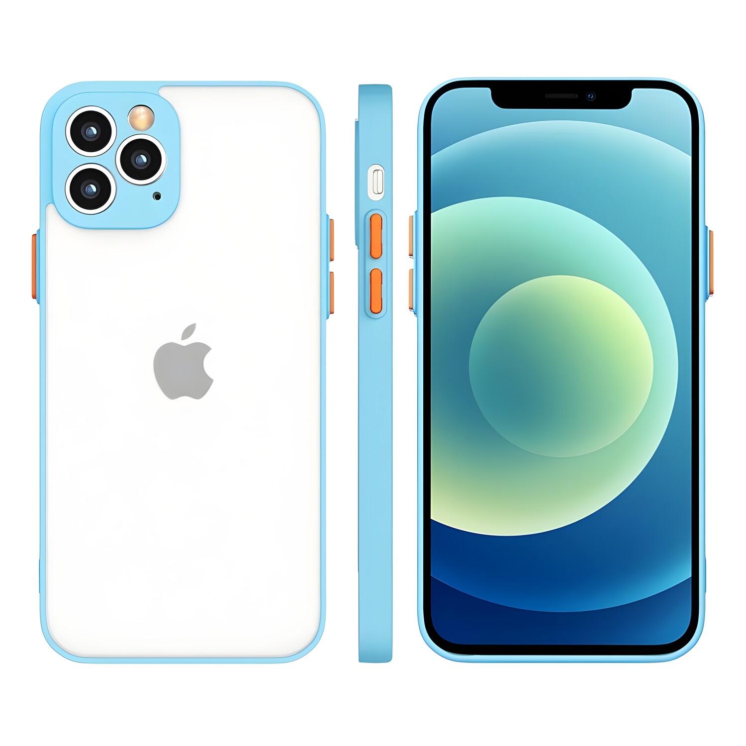 Husa Milky din silicon pentru Samsung Galaxy S20 - Albastră