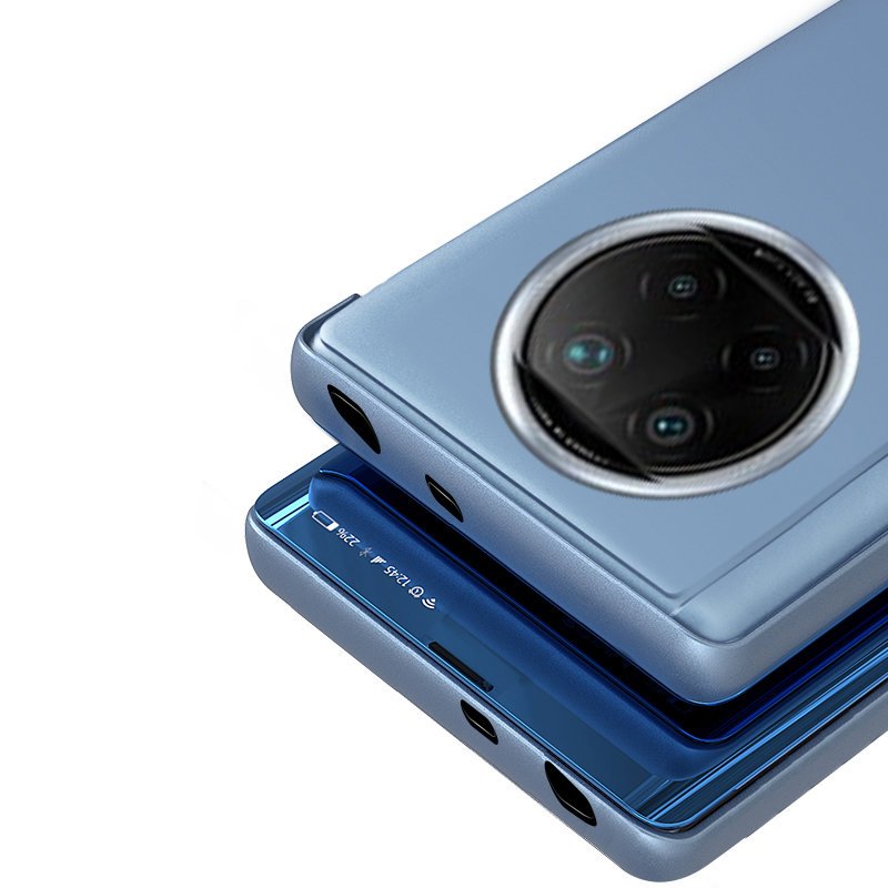 Clear View Case pentru Xiaomi Redmi Note 9T 5G - Albastră
