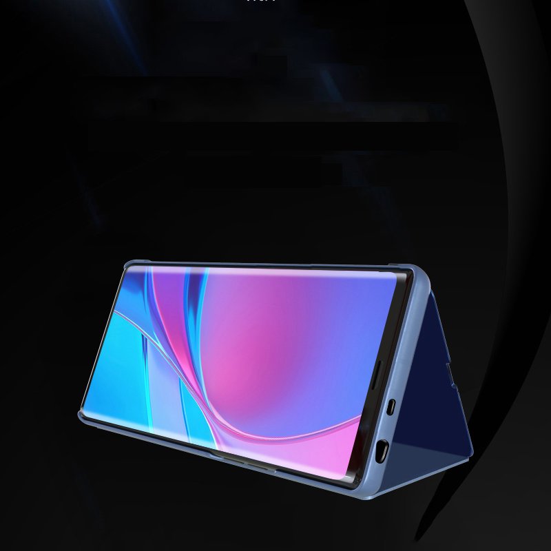Clear View Case pentru Xiaomi Redmi Note 9T 5G - Albastră