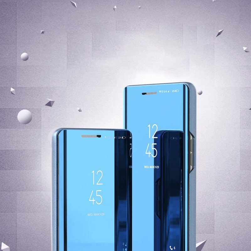 Clear View Case pentru Huawei Y5P - Aurie