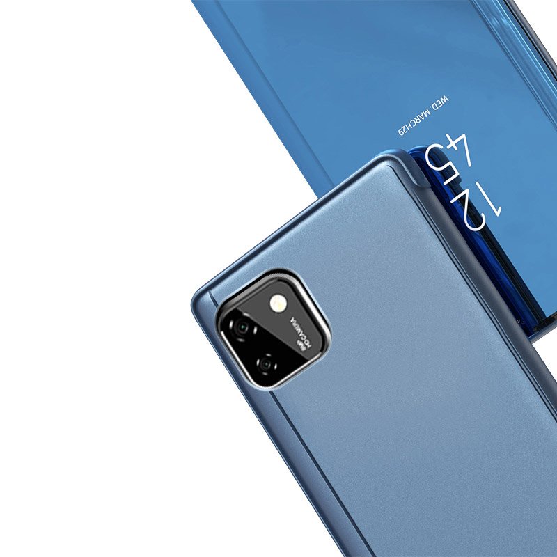 Clear View Case pentru Huawei Y5P - Aurie