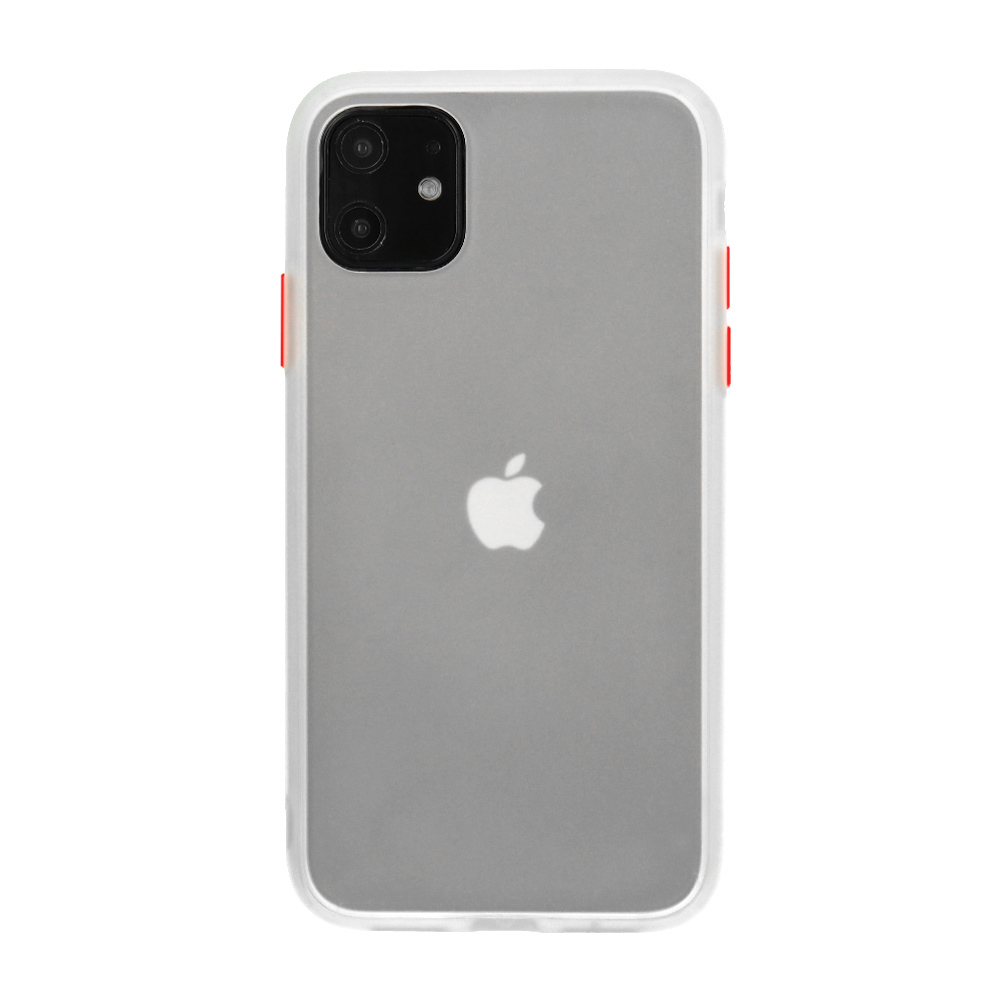 Husa Vennus Button Matt pentru Xiaomi Redmi 9A - Transparent