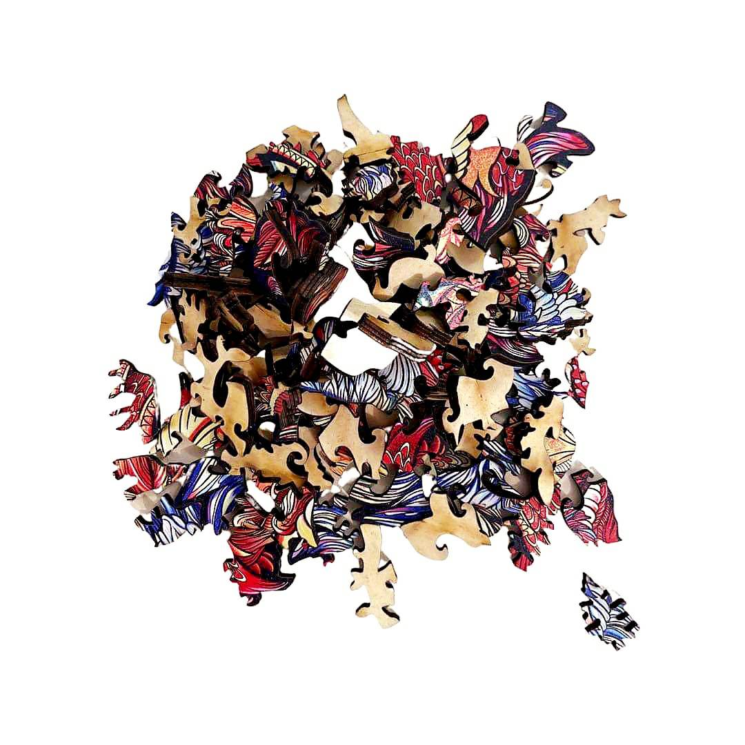 Puzzle din lemn - Lemur / L