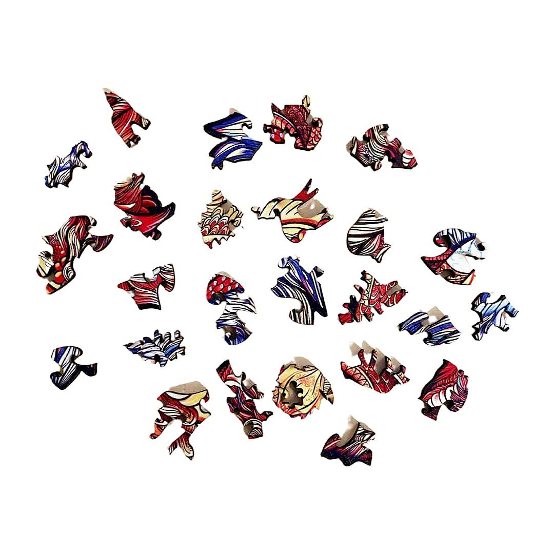 Puzzle din lemn - Pappagallo / S