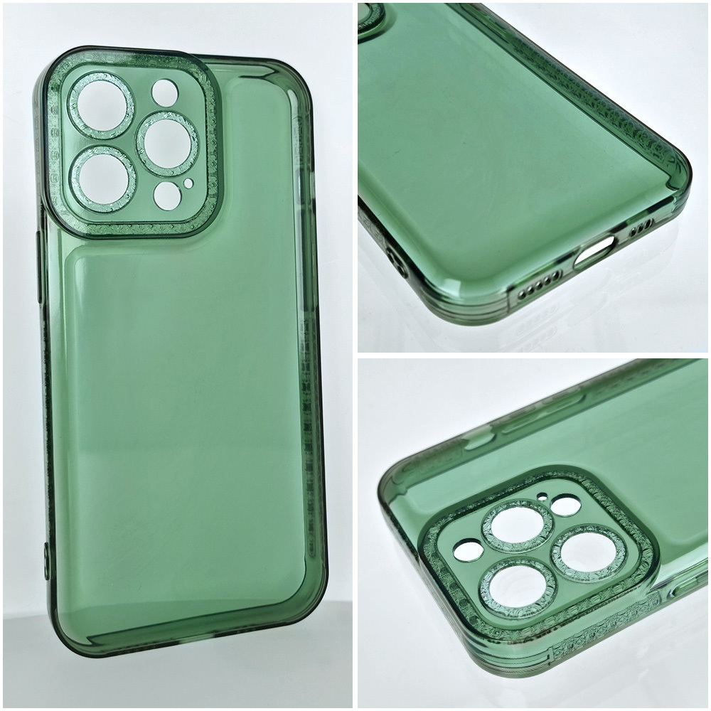 Husa cristal diamant pentru Xiaomi Redmi Note 10 Pro / Redmi Note 10 Pro Max - Verde