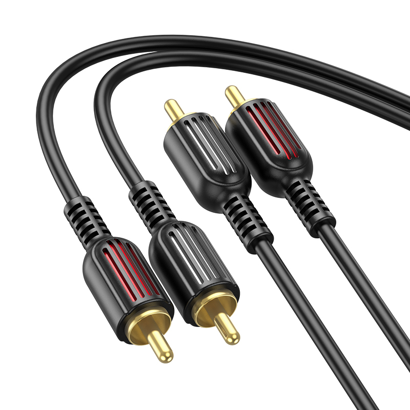 Borofone Cablu BL13 - 2RCA la 2RCA - 1,5m - Negru
