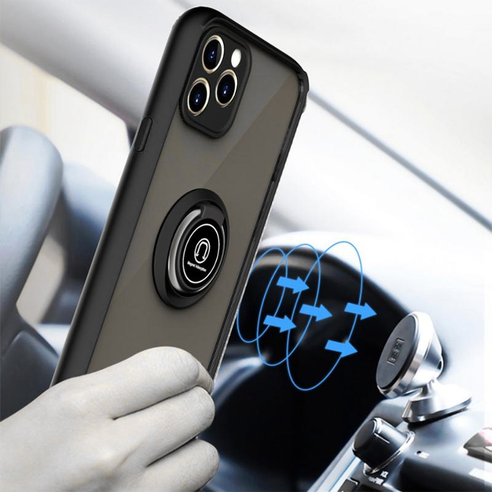 Husă Glinth pentru Apple iPhone 17 Pro - Neagră