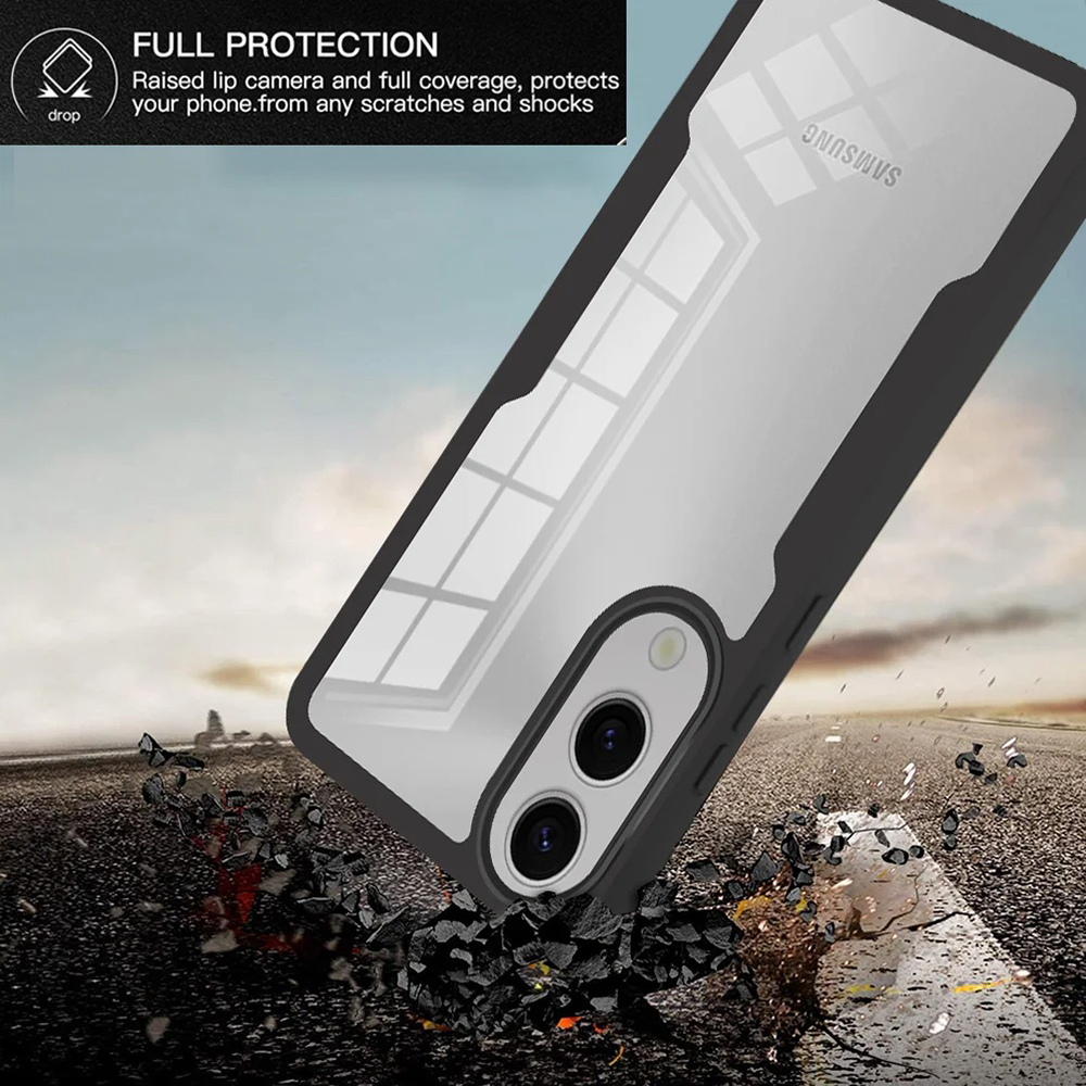 Husă Techsuit ColorVerse + folie de protecție pentru Samsung Galaxy S25 Edge – Roz