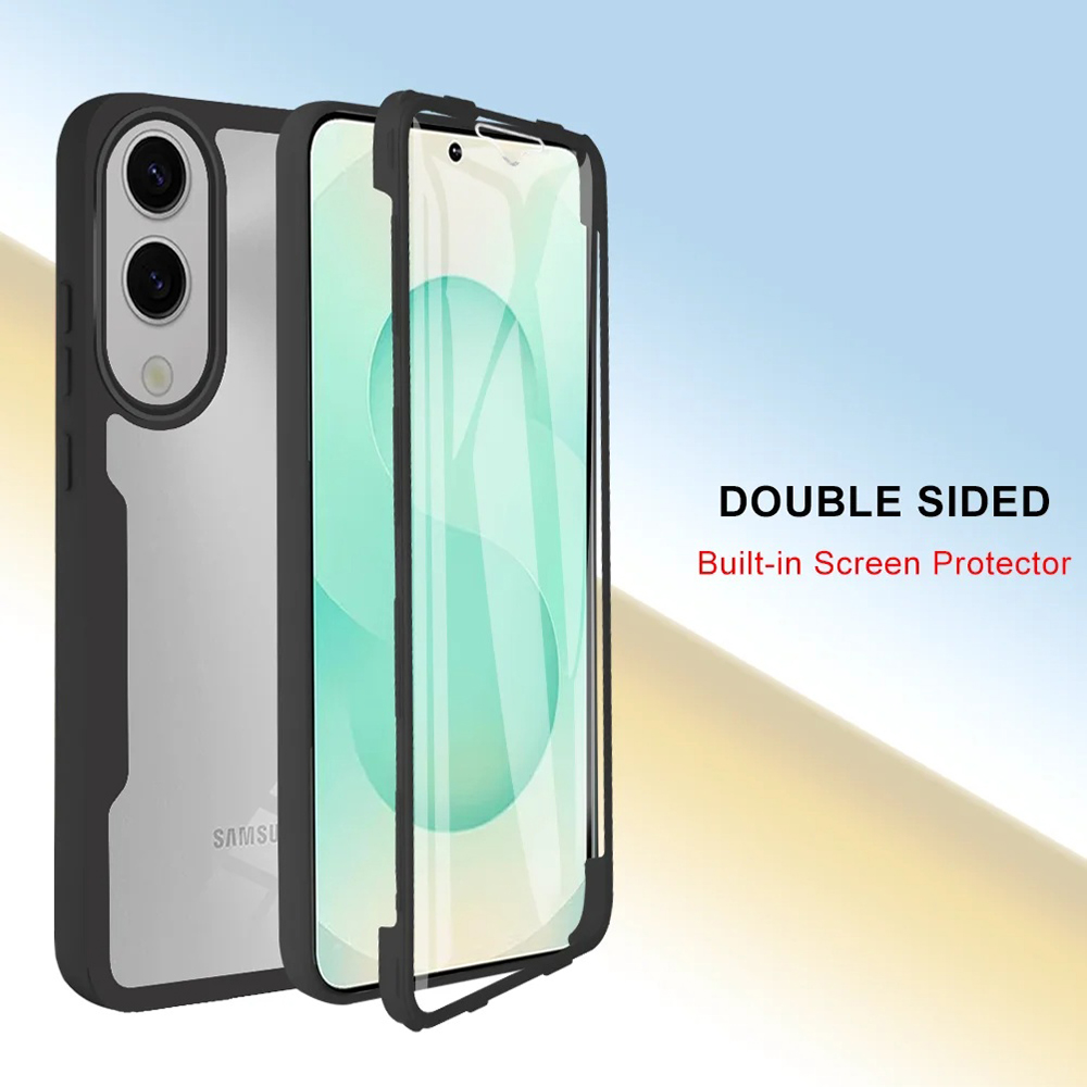 Husă Techsuit ColorVerse + folie de protecție pentru Samsung Galaxy S25 Edge – Roz