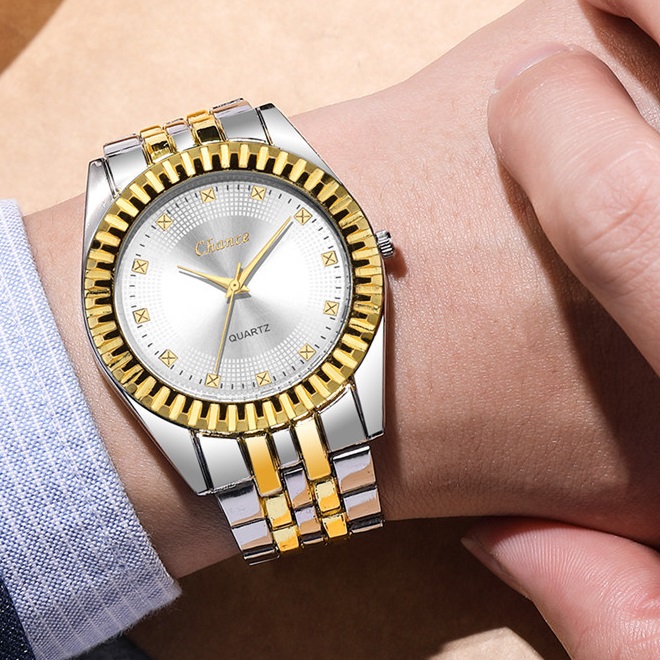 Ceas HA-12151 - Argintiu / Aur