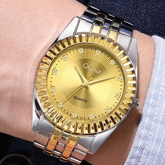 Ceas HA-12151 - Argintiu / Aur