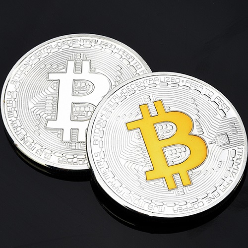 Monedă Bitcoin - Aurie