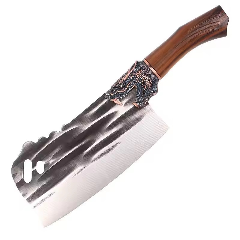 Cuțit satâr de bucătărie DO-33008 - Maro / Tip 2