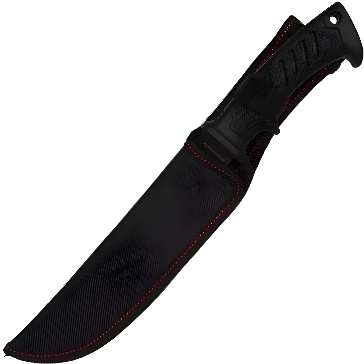 Cuțit outdoor P001 - Negru/27cm