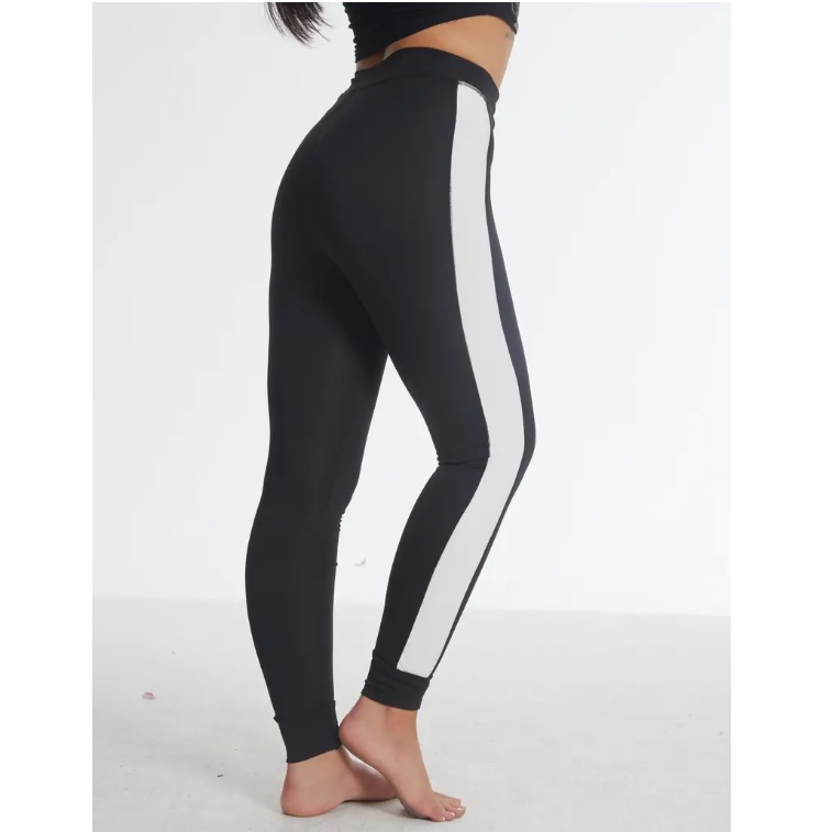 Colanți EA-30367 - Negru / Alb / XL