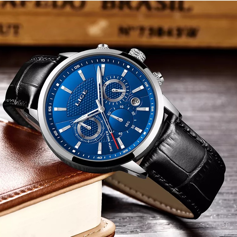 Ceas LIGE EL-14631 - Maro / Negru