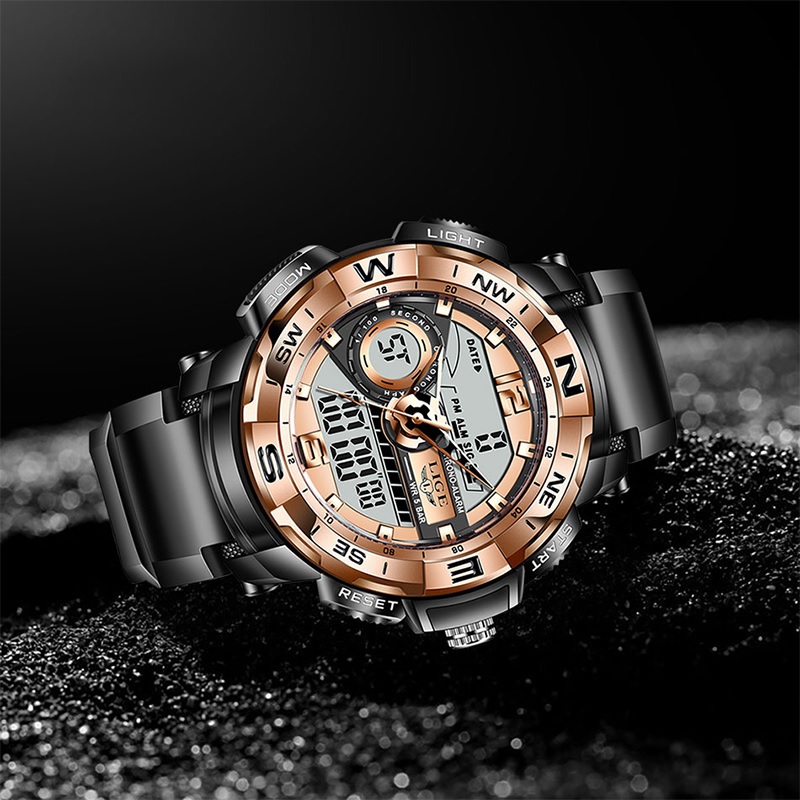 Ceas LIGE OM-14667 - Negru