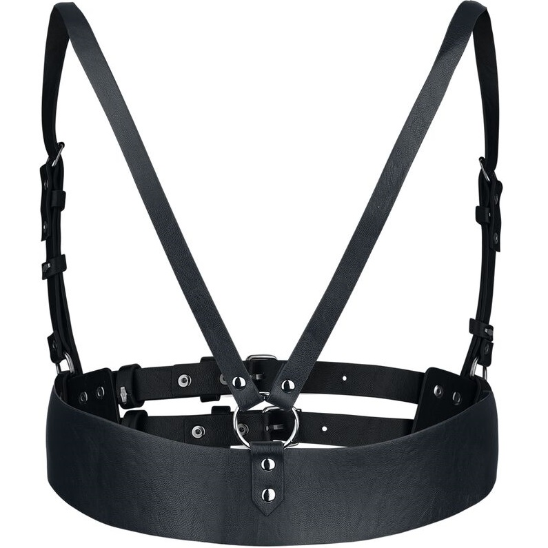 Ham din imitație de piele pentru femei - Negru