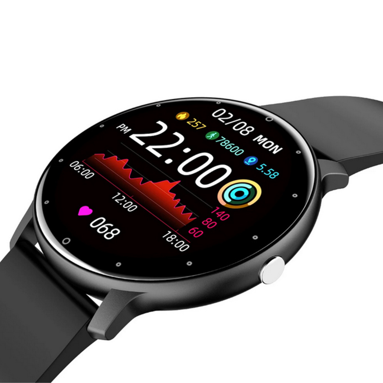 Ceas inteligent ZL02 - Negru
