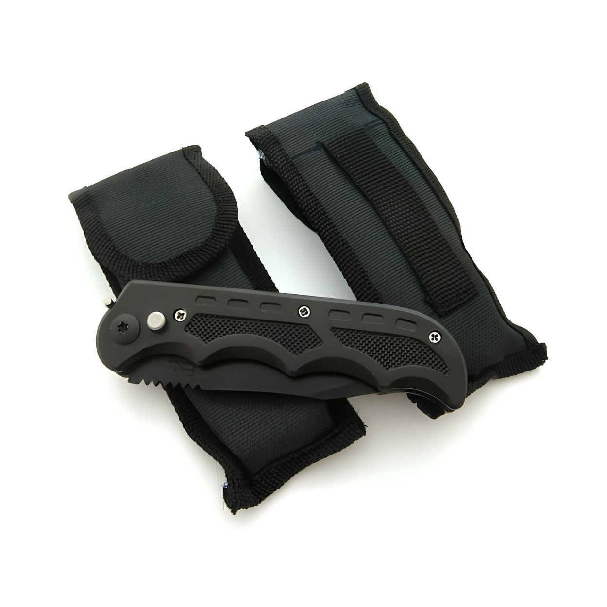 Cuțit pliabil de exterior VL - 41018 - Negru