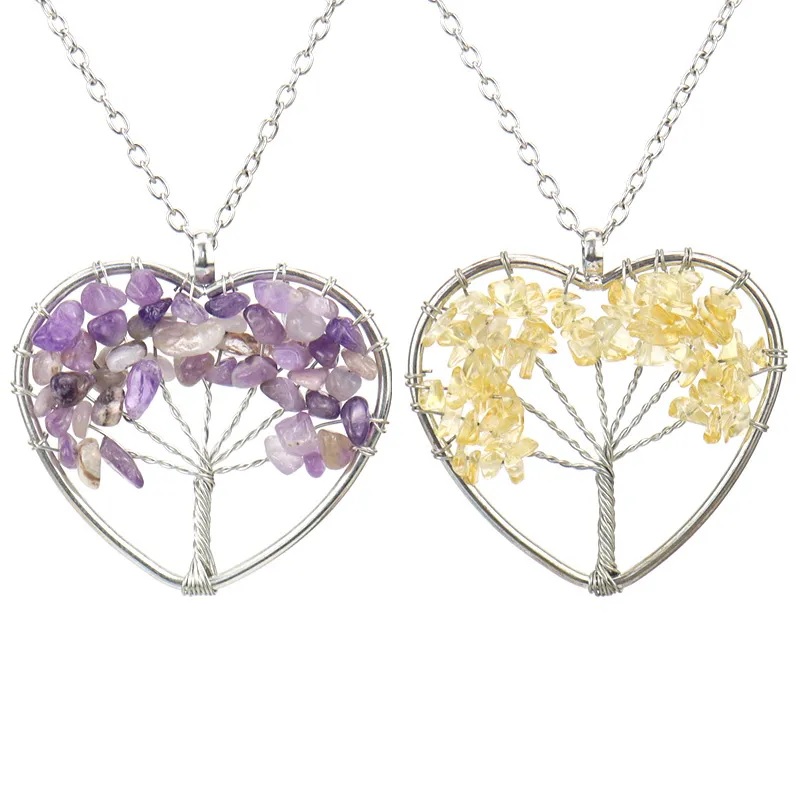 Colier Tree Heart - Cristal