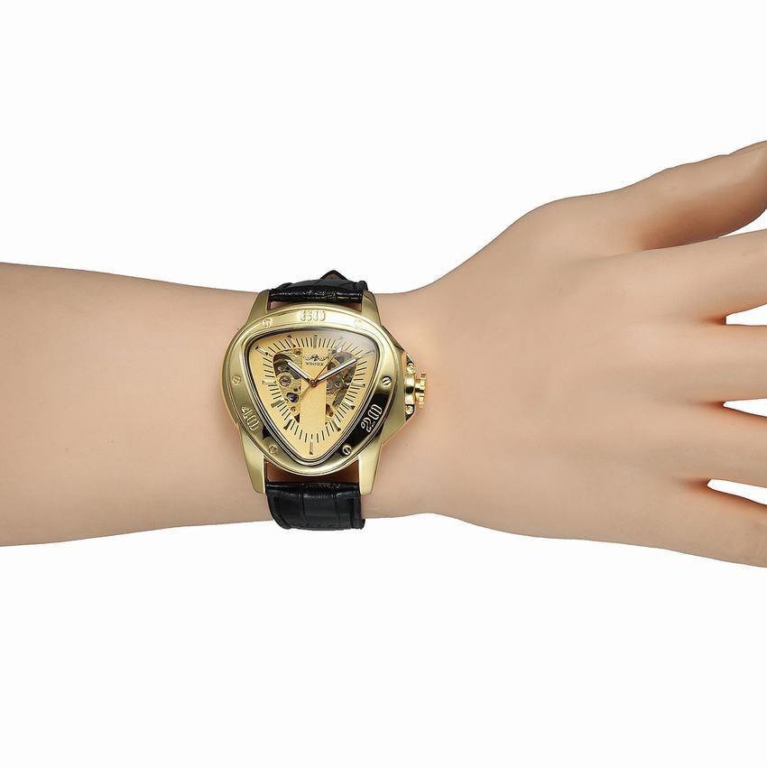 Ceas Winner OT-14448 - Negru / Argintiu
