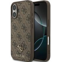 Guess - 4G Small and Classic Logo MagSafe pentru iPhone 17 - Maro