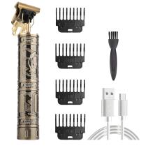 Mașină de tuns electrică cu încărcare USB Budha - Auriu Maro