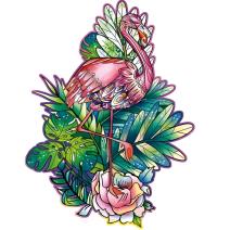 Puzzle din lemn - Flamingo / L