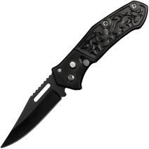 Cuțit pliabil de exterior ZR - 41086 - Negru