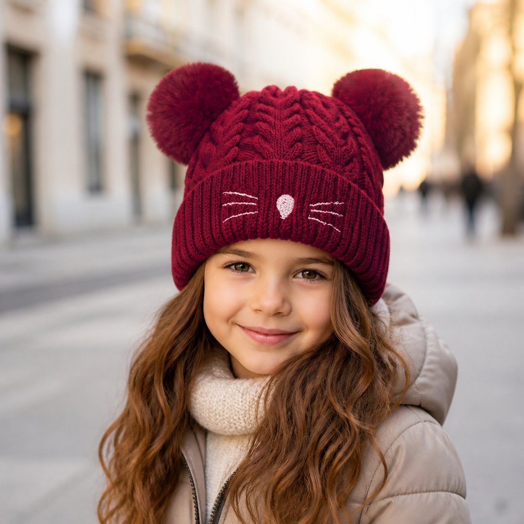 Căciulă CU-12373 - Bordo